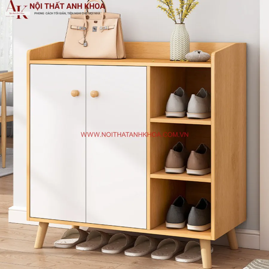 Tủ Để Giày Dép Gỗ Công Nghiệp Đẹp Cao Cấp