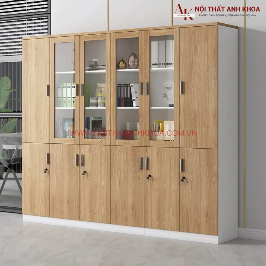 Tủ Hồ Sơ Văn Phòng Gỗ Công Nghiệp Giá Rẻ