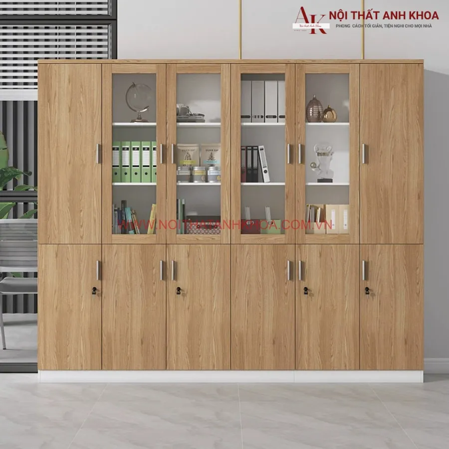 Tủ Hồ Sơ Văn Phòng Gỗ Công Nghiệp Giá Rẻ