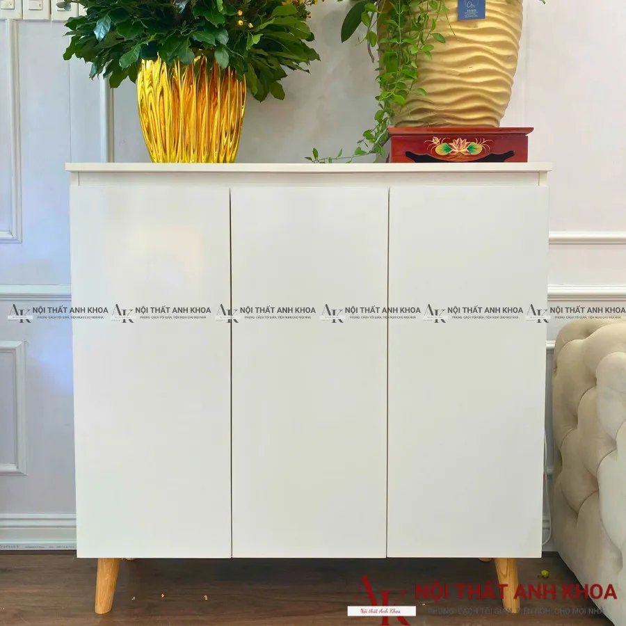 Tủ Đựng Giày Đẹp Gỗ Công Nghiệp MDF Thông Minh Giá Tốt