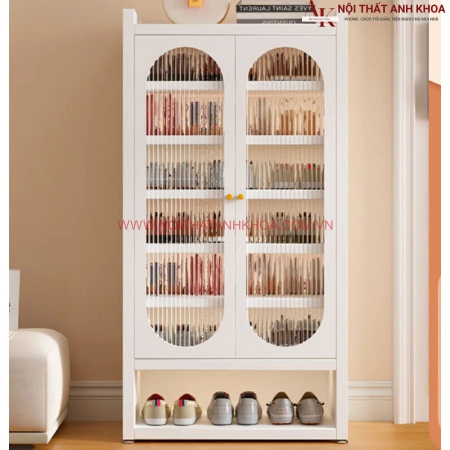 Tủ Đựng Giày Gỗ MDF Nhiều Ngăn Thông Minh