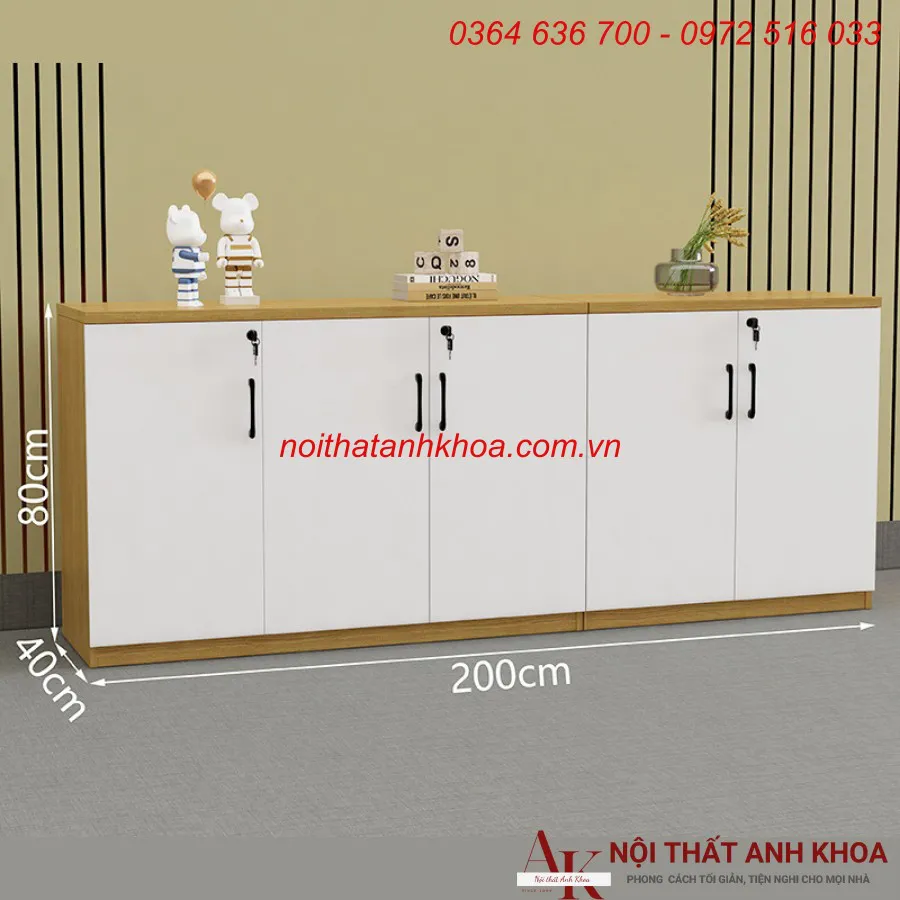 Tủ Đựng Hồ Sơ Văn Phòng Gỗ Công Nghiệp Giá Tốt
