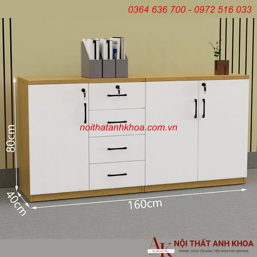 Tủ Đựng Hồ Sơ Văn Phòng Gỗ Công Nghiệp Giá Tốt