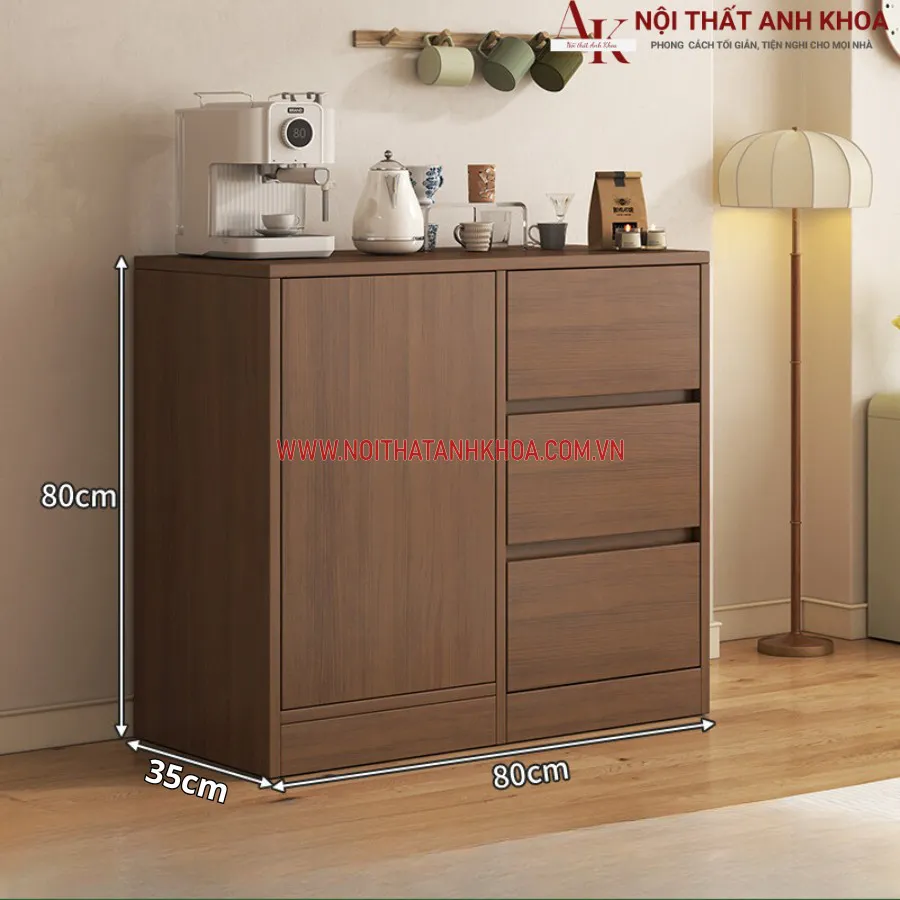 Tủ Đựng Máy Pha Cà Phê Gỗ MDF Cao Cấp