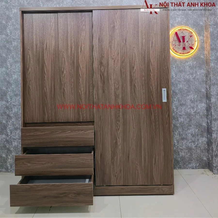 Tủ Đựng Quần Áo Gỗ Công Nghiệp Đẹp Giá Rẻ