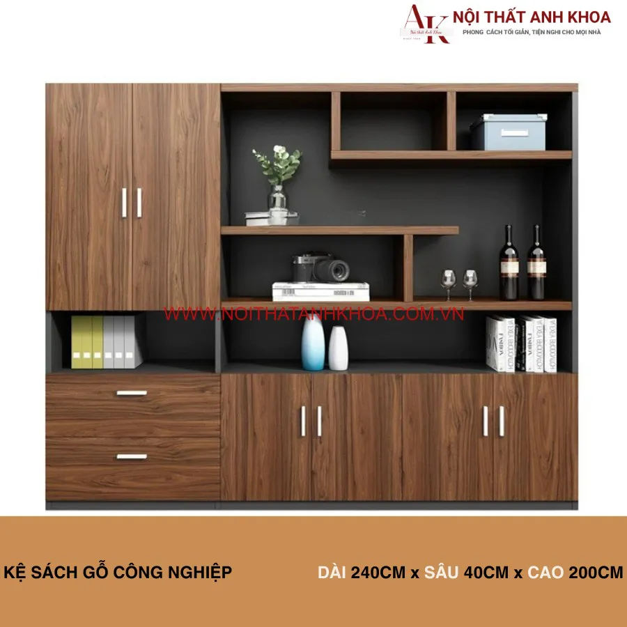 Tủ Đựng Tài Liệu Giám Đốc Gỗ Công Nghiệp Cao Cấp