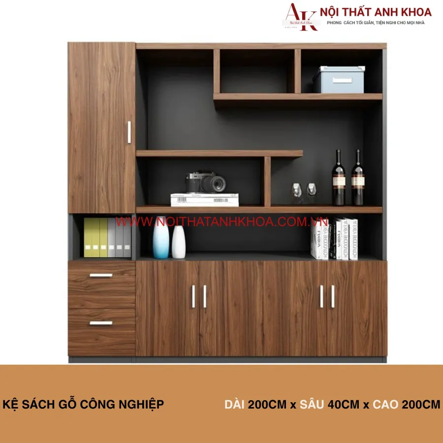 Tủ Đựng Tài Liệu Giám Đốc Gỗ Công Nghiệp Cao Cấp