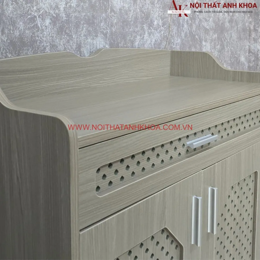 Tủ Giày 2 Cánh Gỗ Công Nghiệp Mẫu Mã Đẹp