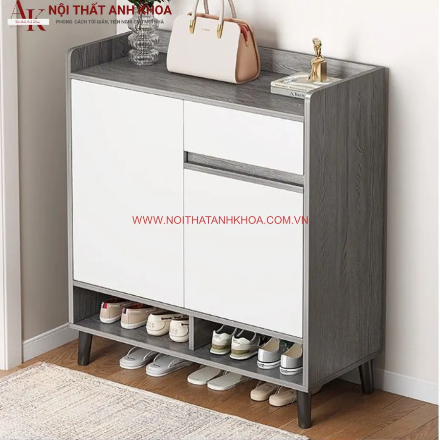 Tủ Giày Dép Chung Cư Gỗ Công Nghiệp Cao Cấp