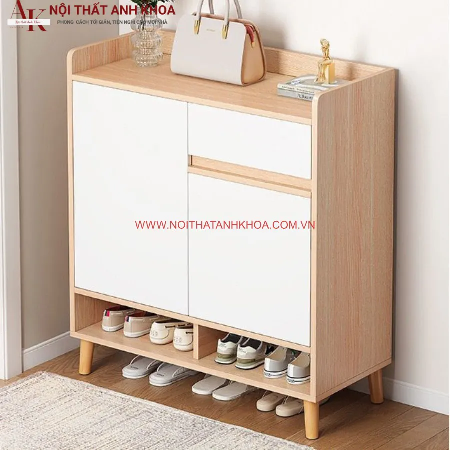 Tủ Giày Dép Chung Cư Gỗ Công Nghiệp Cao Cấp