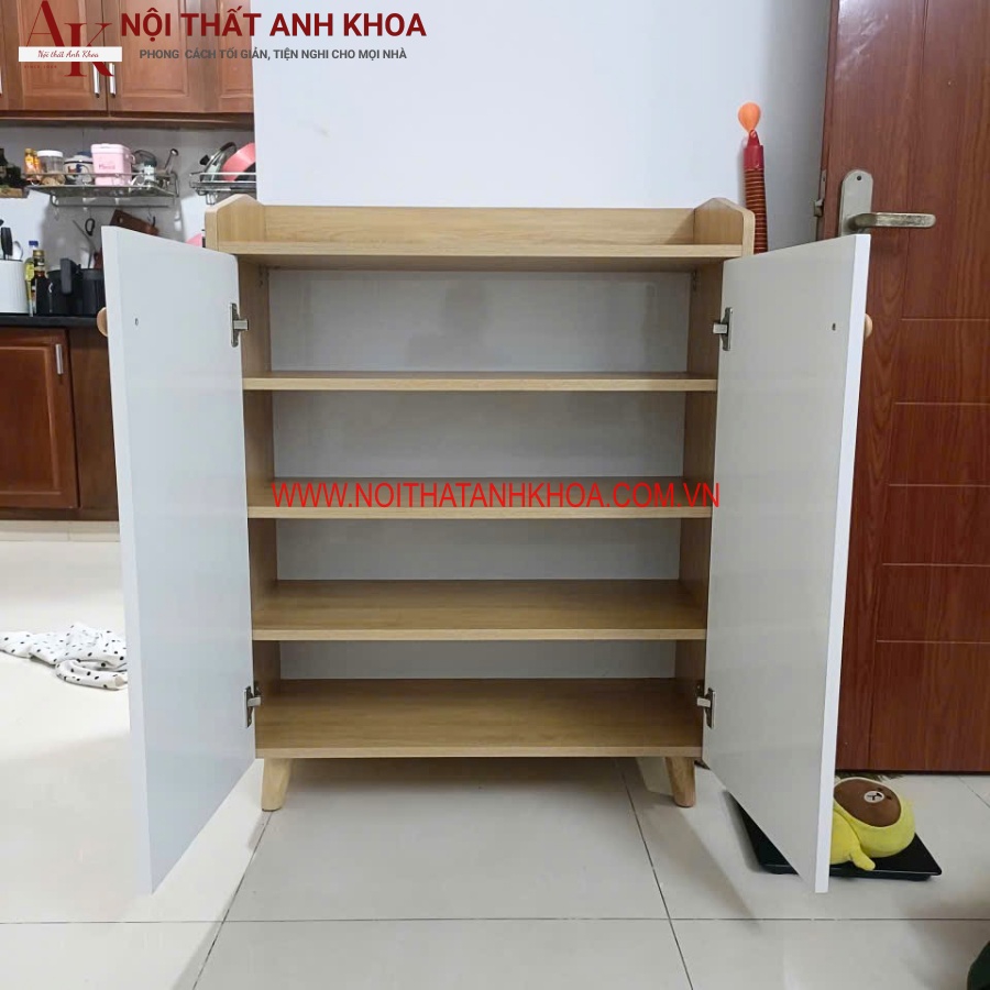 Tủ Để Giày Dép Gỗ Công Nghiệp Đẹp Cao Cấp