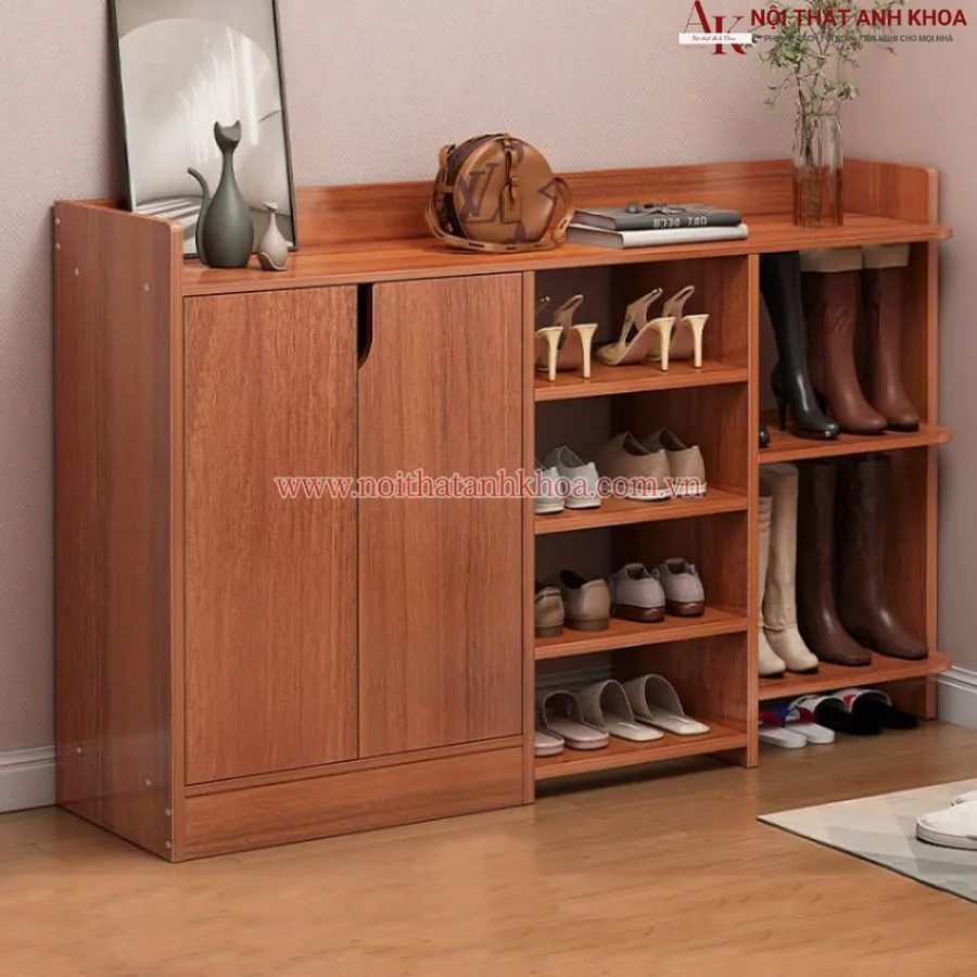 Tủ Giày Gỗ Công Nghiệp Đẹp, Hiện Đại, Giá Rẻ