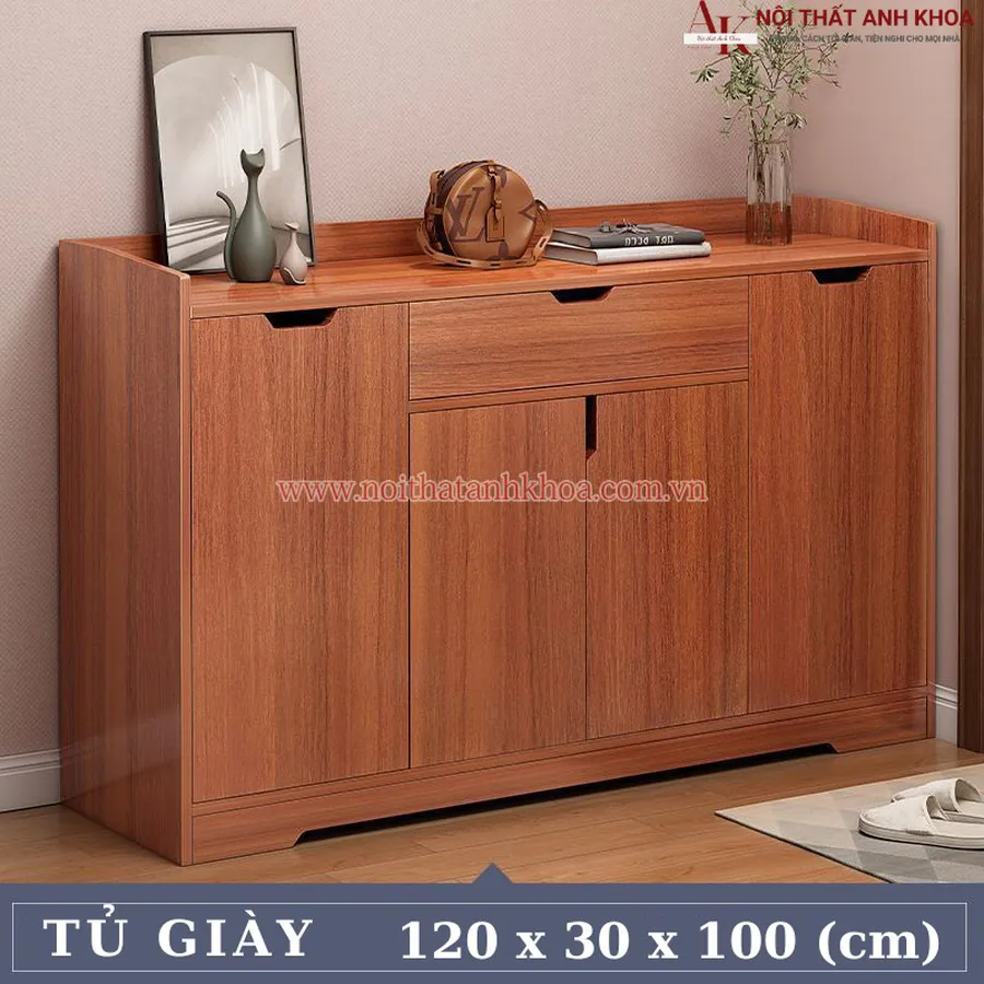 Tủ Giày Gỗ Công Nghiệp Đẹp, Hiện Đại, Giá Rẻ