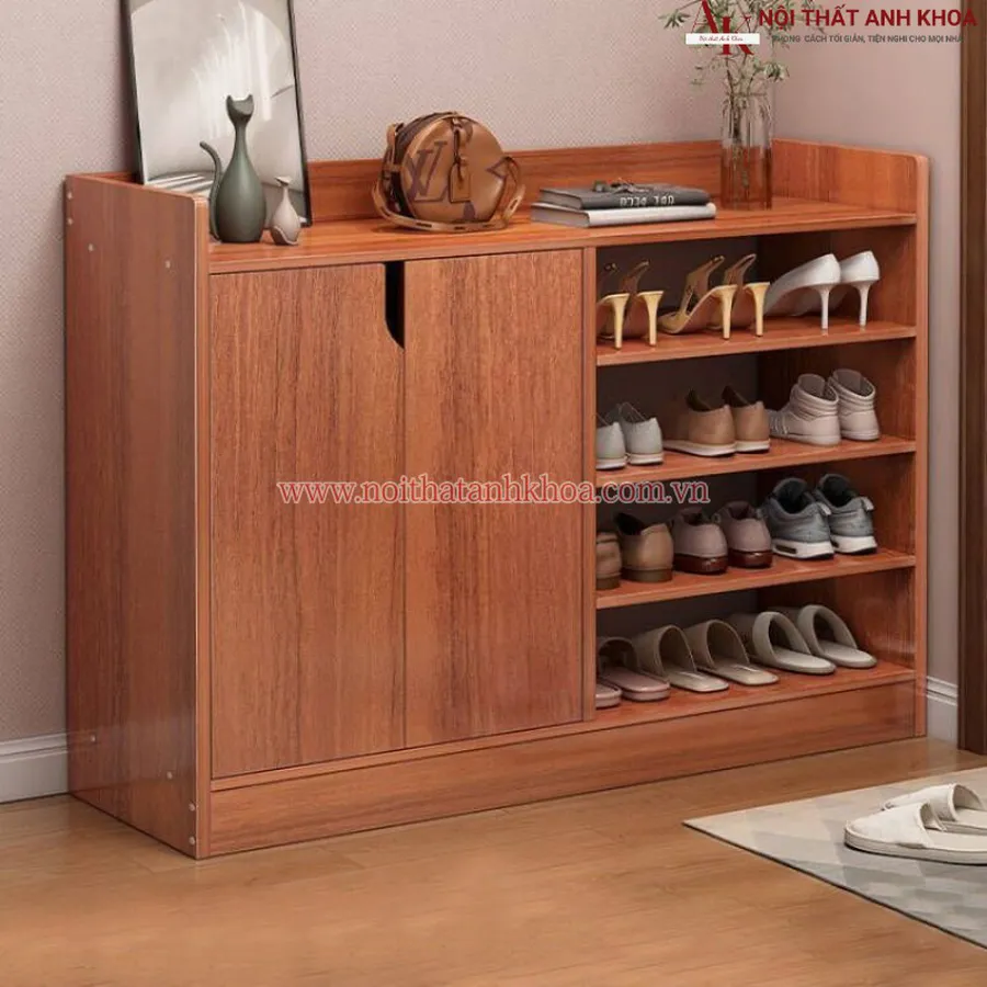 Tủ Giày Gỗ Công Nghiệp Đẹp, Hiện Đại, Giá Rẻ