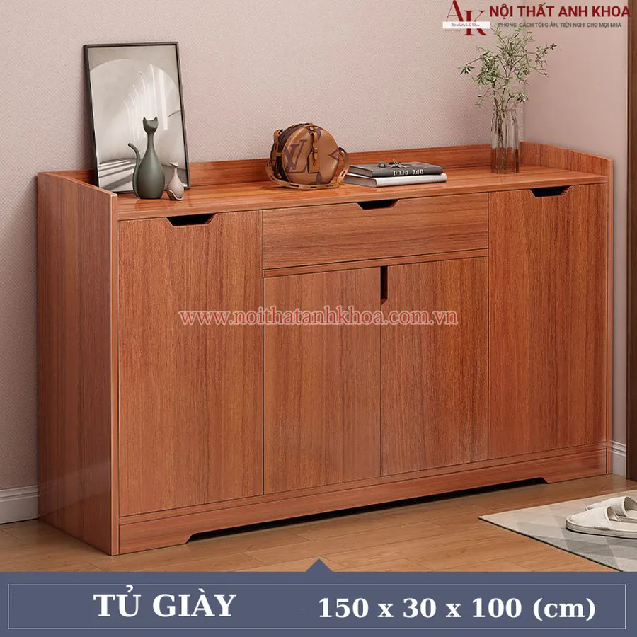 Tủ Giày Gỗ Công Nghiệp Đẹp, Hiện Đại, Giá Rẻ