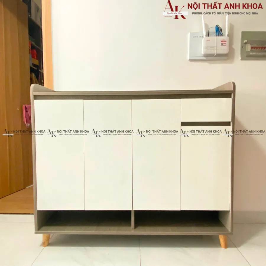 Tủ Giày Gỗ Công Nghiệp Giá Rẻ Mẫu Mã Đa Dạng