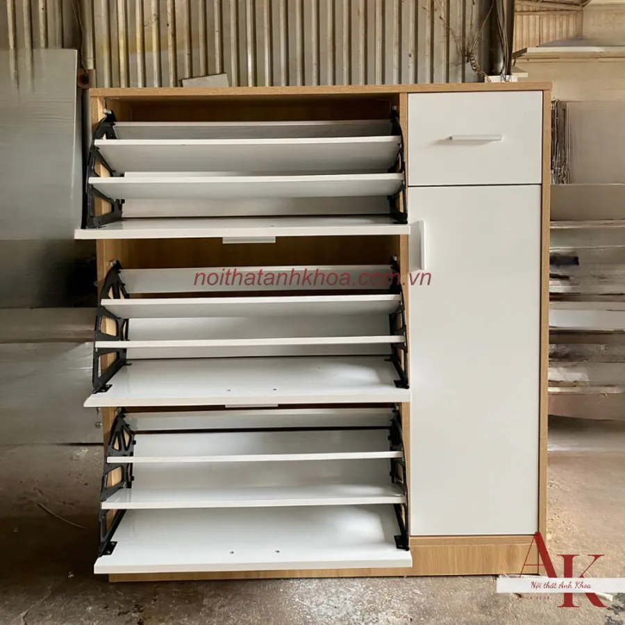 Tủ Giày Gỗ Công Nghiệp MDF Thông Minh Tiện Lợi
