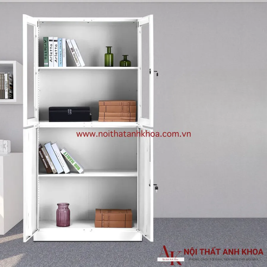 Tủ Hồ Sơ 3 Cánh Gỗ MDF Dành Cho Văn Phòng