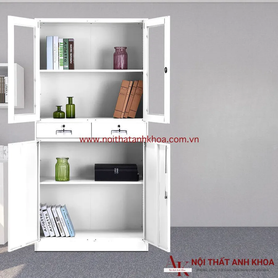 Tủ Hồ Sơ 3 Cánh Gỗ MDF Dành Cho Văn Phòng