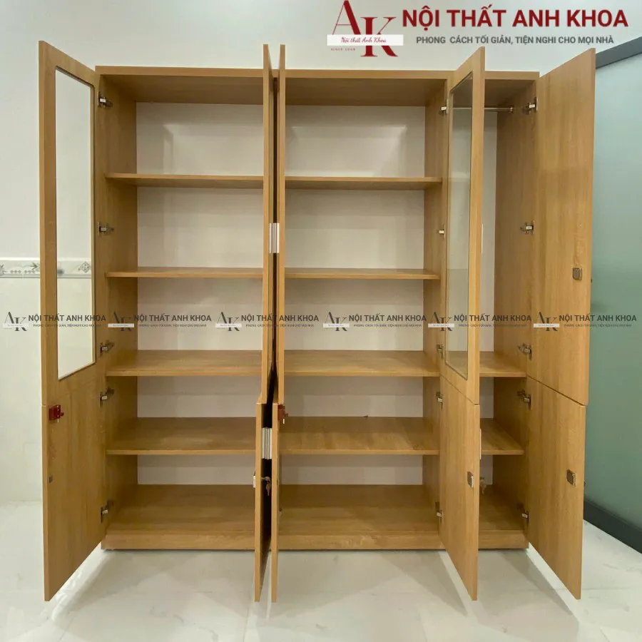Tủ Hồ Sơ Gỗ MDF Thiết Kế Tiện Lợi Cho Văn Phòng Làm Việc