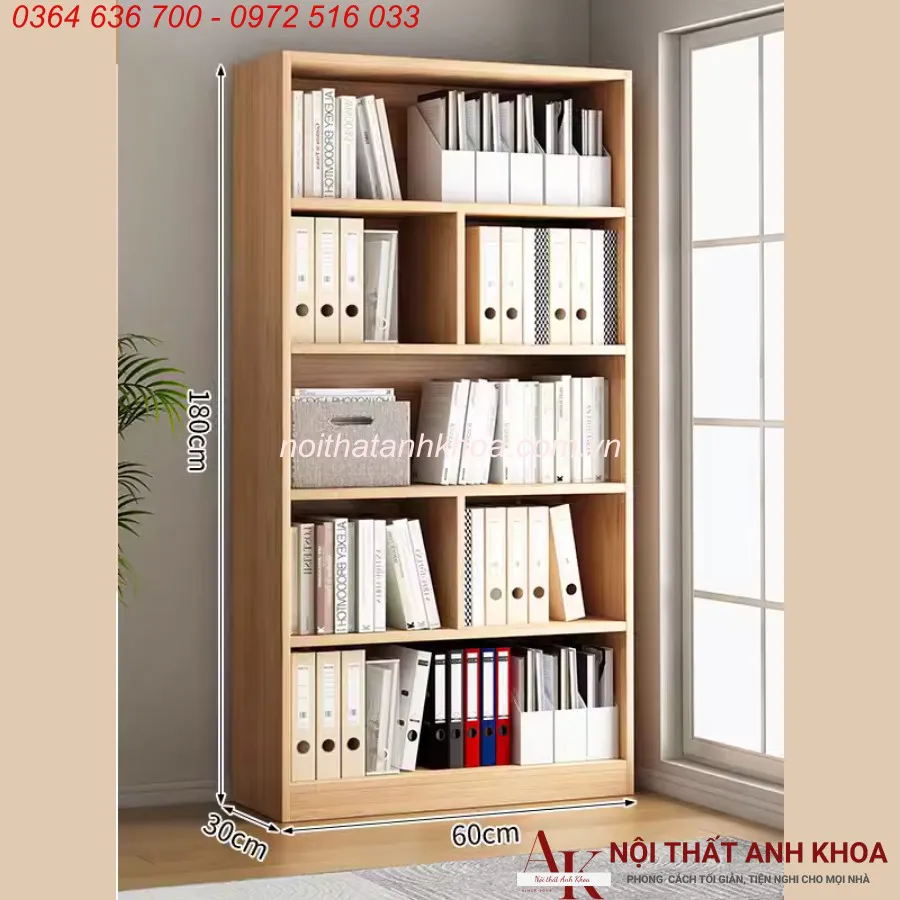 Tủ Hồ Sơ Văn Phòng Gỗ Công Nghiệp Màu Vàng Giá Tốt