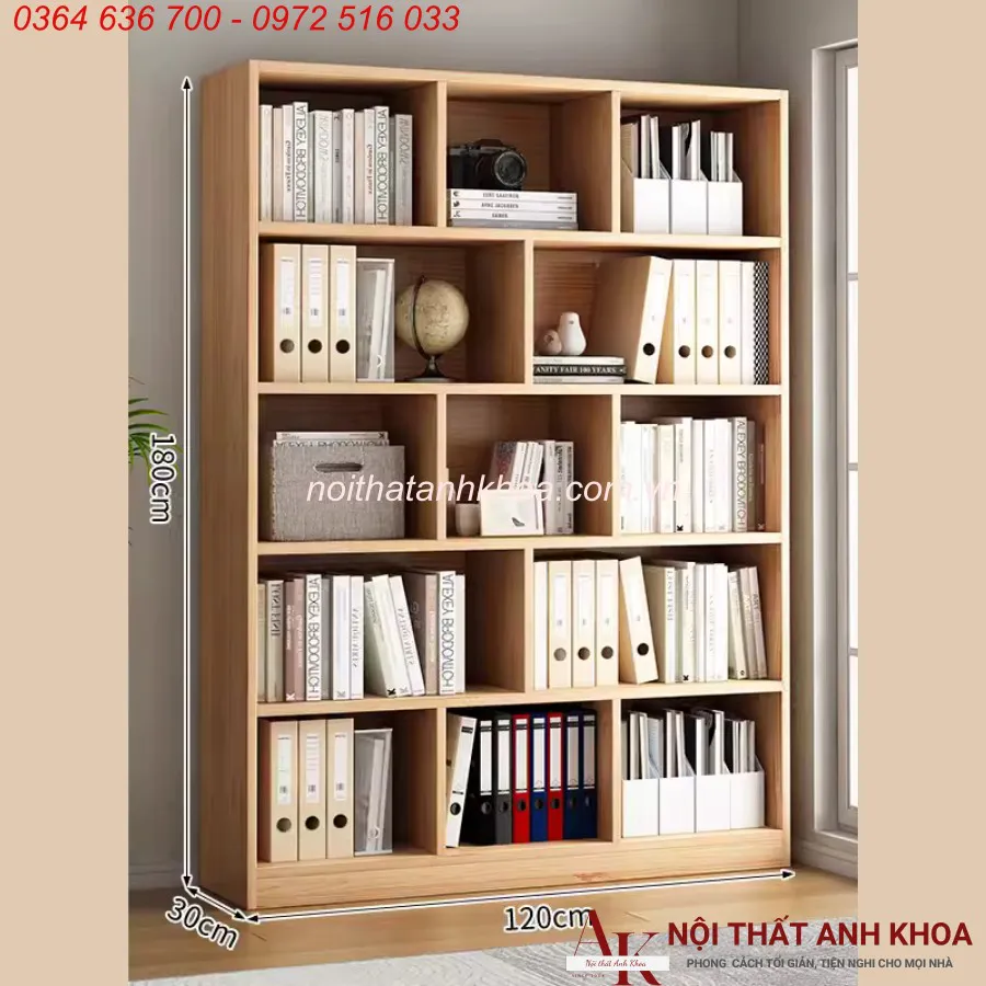 Tủ Hồ Sơ Văn Phòng Gỗ Công Nghiệp Màu Vàng Giá Tốt