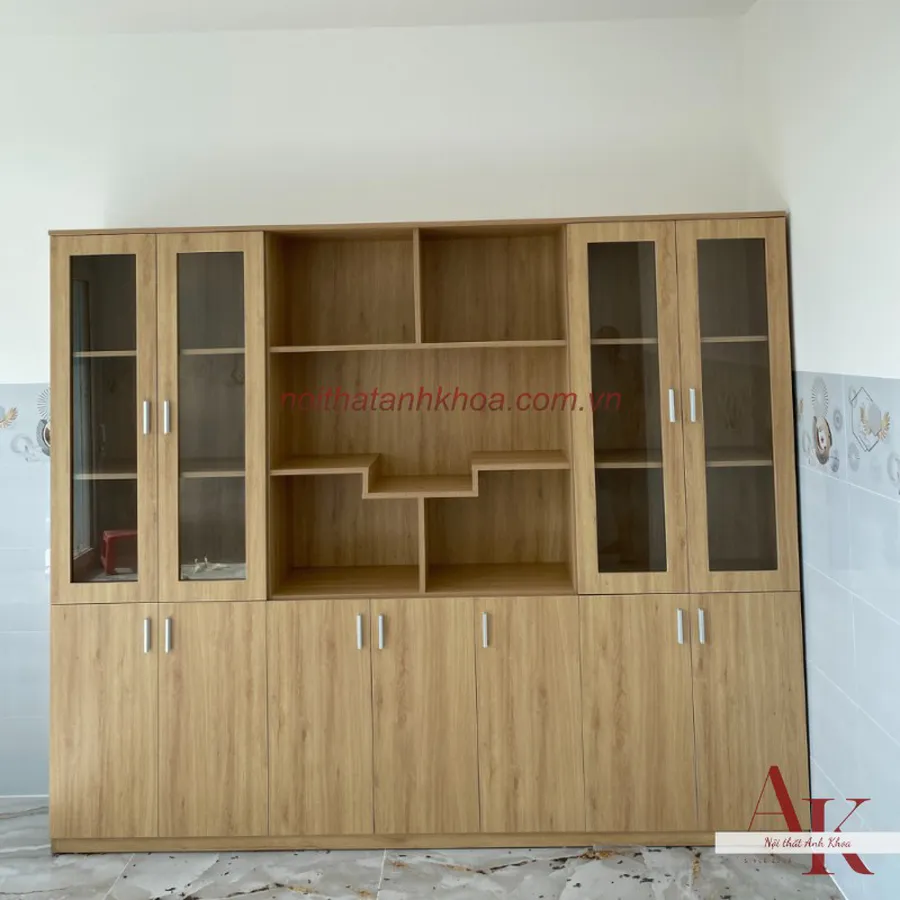 Tủ Hồ Sơ Văn Phòng Gỗ MDF Nội Thất Anh Khoa
