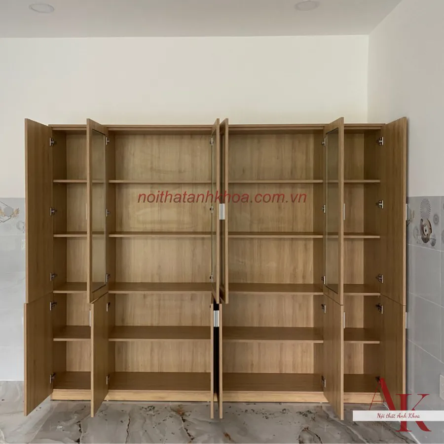 Tủ Hồ Sơ Văn Phòng Gỗ MDF Nội Thất Anh Khoa