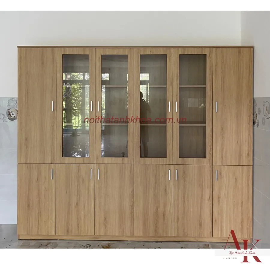 Tủ Hồ Sơ Văn Phòng Gỗ MDF Nội Thất Anh Khoa