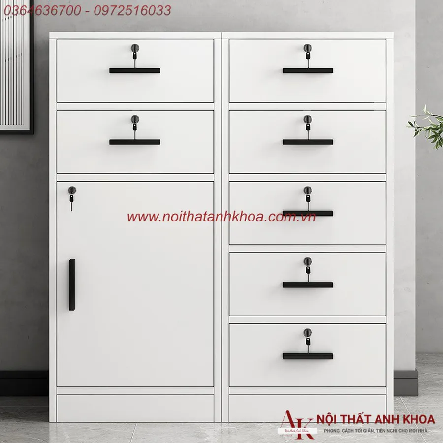 Tủ Kệ Gỗ MDF Nội Thất Văn Phòng Tiện Lợi Ngăn Nắp