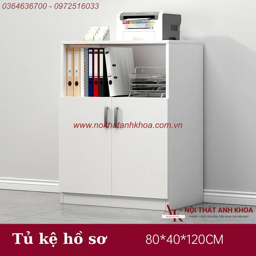 Tủ Kệ Gỗ MDF Nội Thất Văn Phòng Tiện Lợi Ngăn Nắp