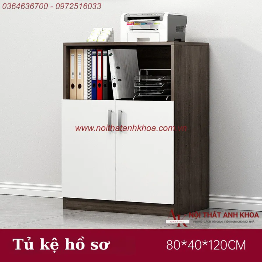 Tủ Kệ Gỗ MDF Nội Thất Văn Phòng Tiện Lợi Ngăn Nắp
