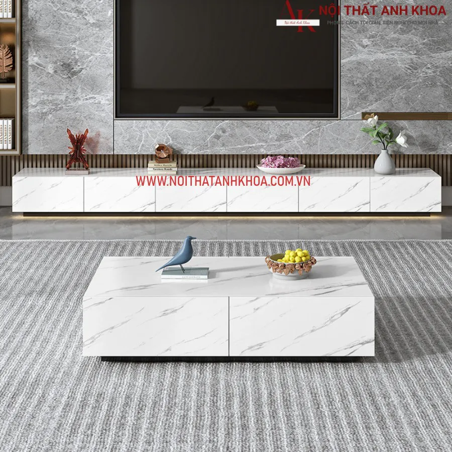 Tủ Kệ Tivi Phòng Khách Gỗ MDF Cao Cấp Hiện Đại