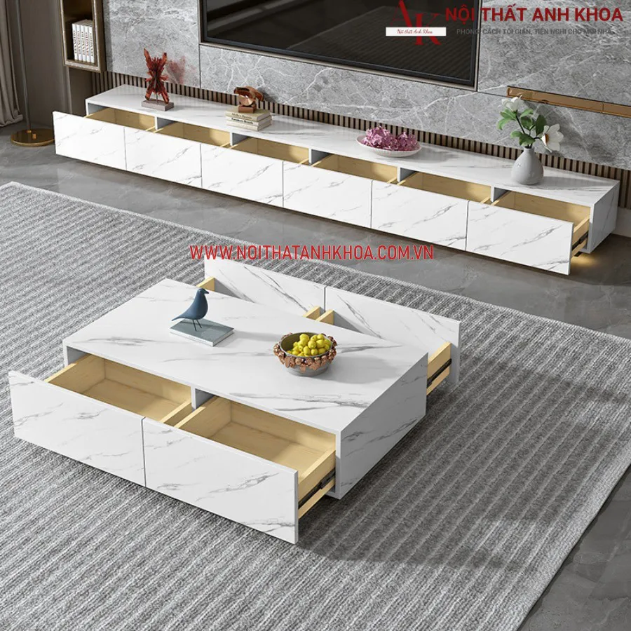 Tủ Kệ Tivi Phòng Khách Gỗ MDF Cao Cấp Hiện Đại