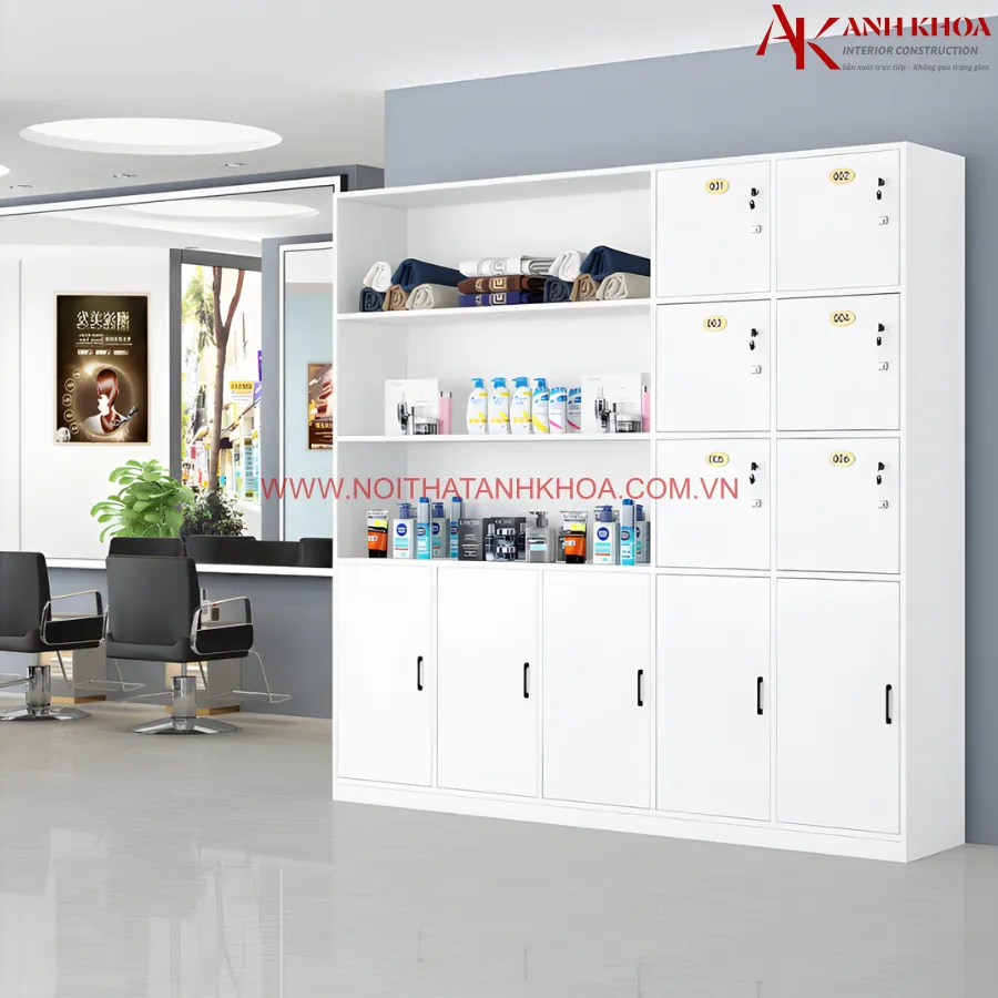 Tủ Locker Văn Phòng Gỗ Công Nghiệp Đa Năng Mẫu Mã