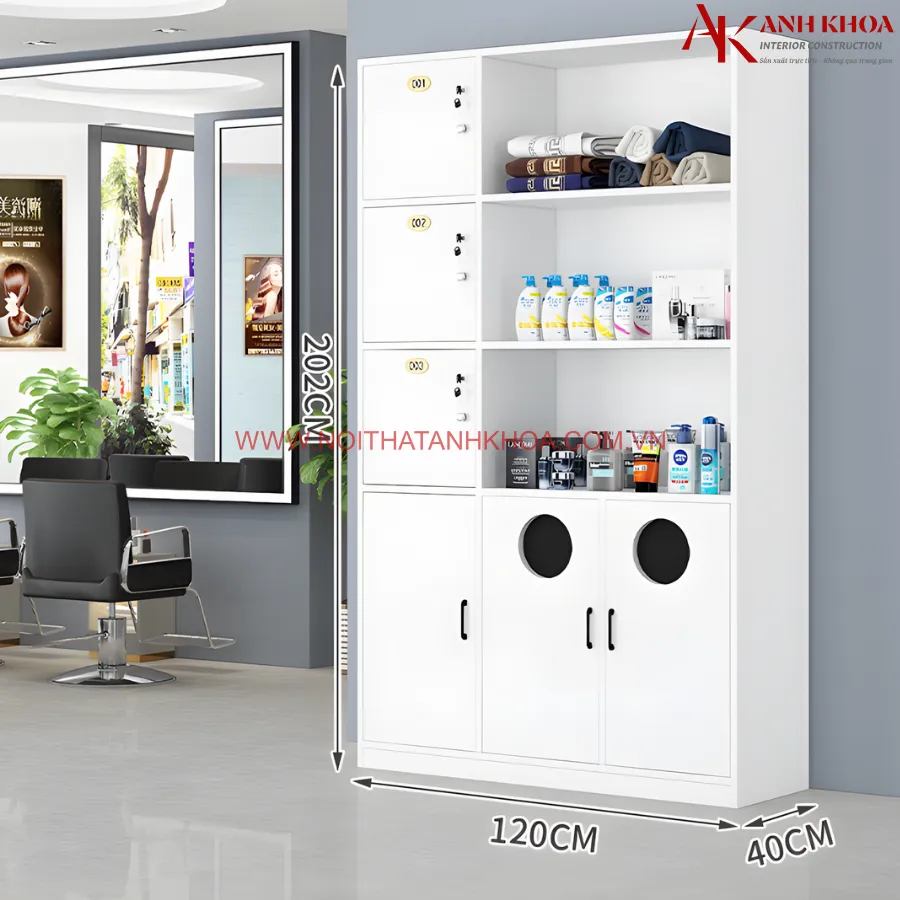 Tủ Locker Văn Phòng Gỗ Công Nghiệp Đa Năng Mẫu Mã