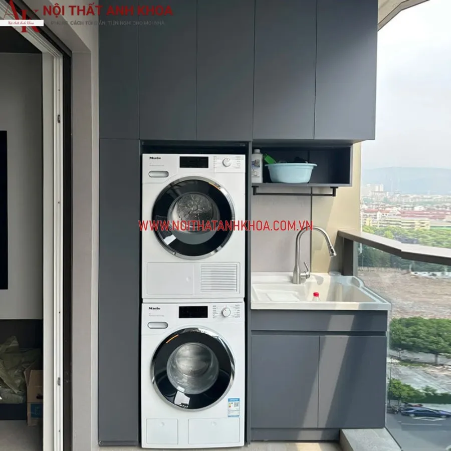 Tủ Máy Giặt Thông Minh Nhiều Ngăn