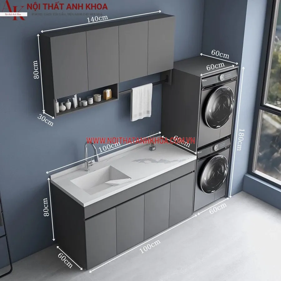 Tủ Máy Giặt Thông Minh Tiện Lợi