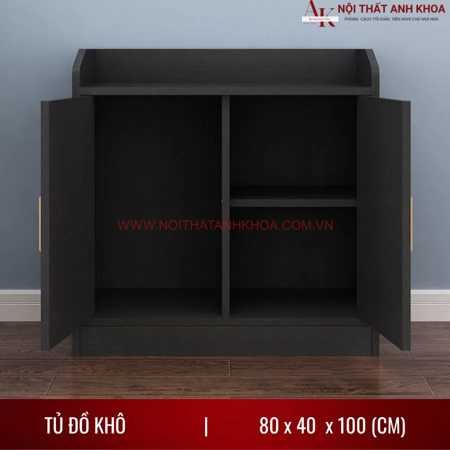 Tủ Nhà Bếp Đa Năng Gỗ Công Nghiệp 2 Cánh