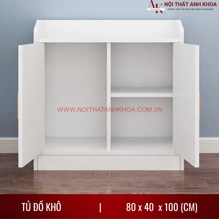 Tủ Nhà Bếp Đa Năng Gỗ Công Nghiệp 2 Cánh