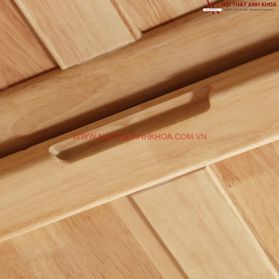 Tủ Quần Áo 2 Cánh Lùa Gỗ Ghép Cao Cấp