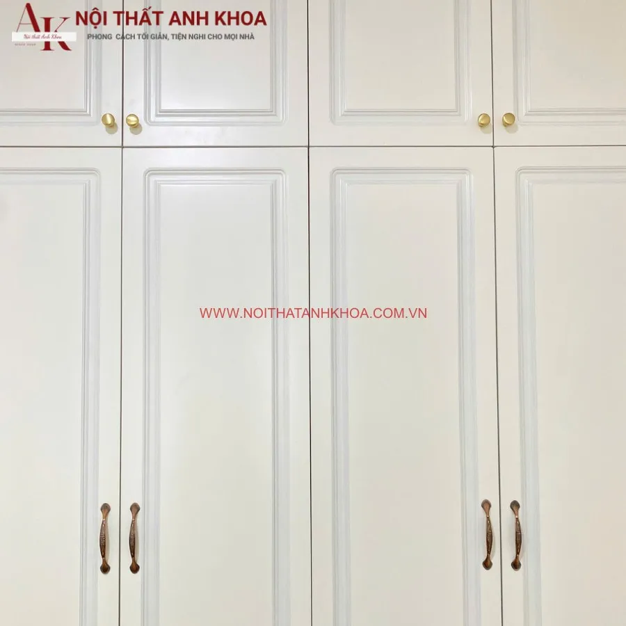 Tủ Quần Áo Âm Tường Kịch Trần Gỗ Công Nghiệp