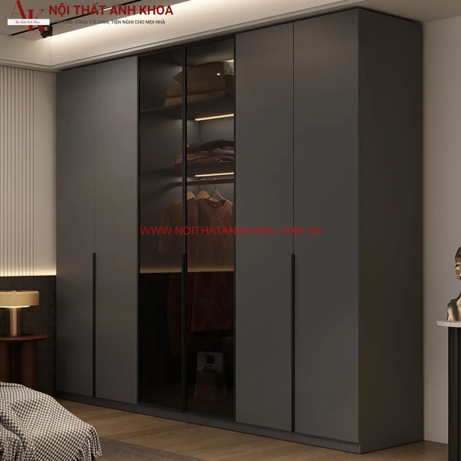 Tủ Quần Áo Cánh Kính Mẫu Mã Đẹp Cao Cấp