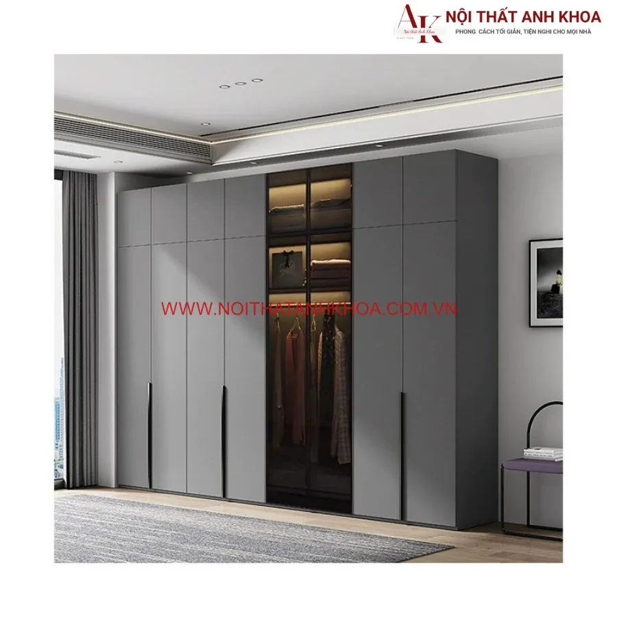 Tủ Quần Áo Cánh Kính Thiết Kế Sang Trọng Và Đẳng Cấp