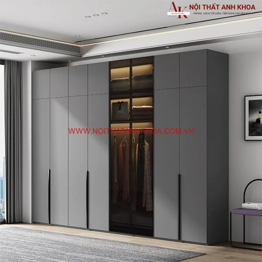 Tủ Quần Áo Cánh Kính Thiết Kế Sang Trọng Và Đẳng Cấp