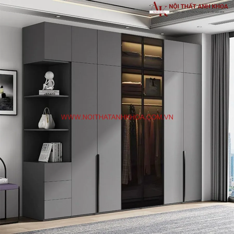 Tủ Quần Áo Cánh Kính Thiết Kế Sang Trọng Và Đẳng Cấp