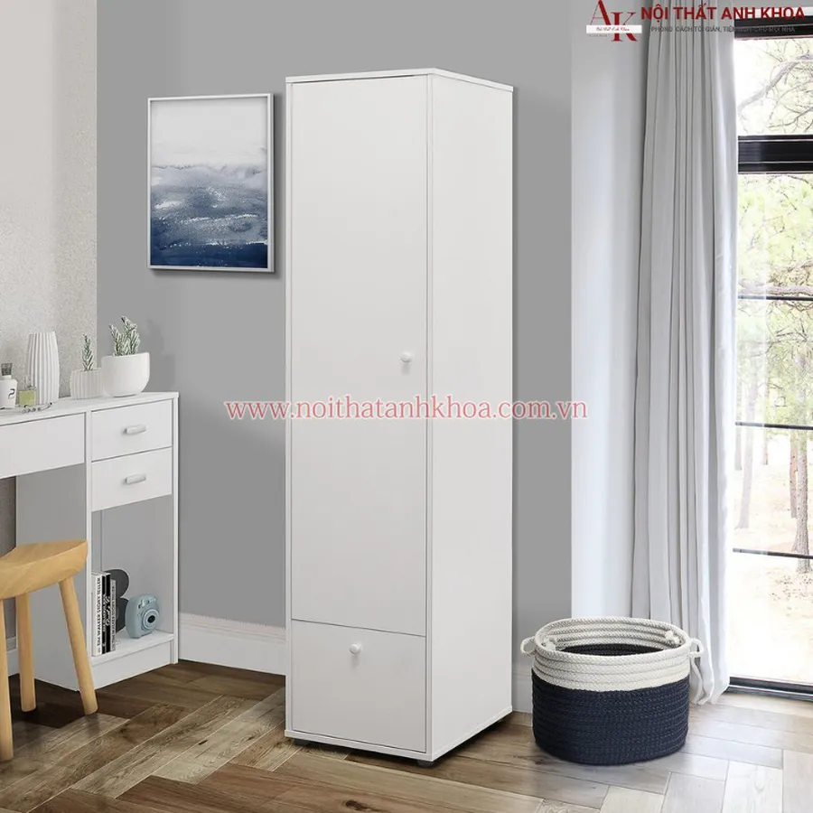 Tủ Quần Áo Chữ I Nhỏ Gỗ Công Nghiệp