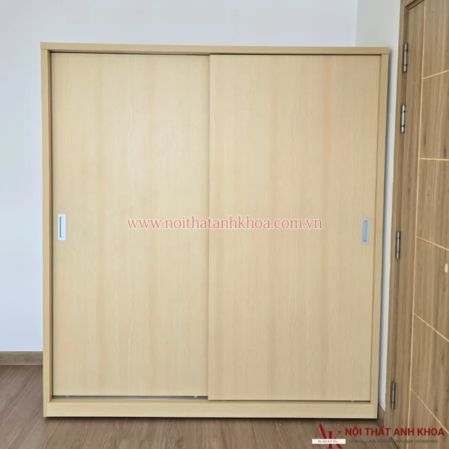 Tủ Quần Áo Cửa Lùa Gỗ MDF Hiện Đại Giá Rẻ