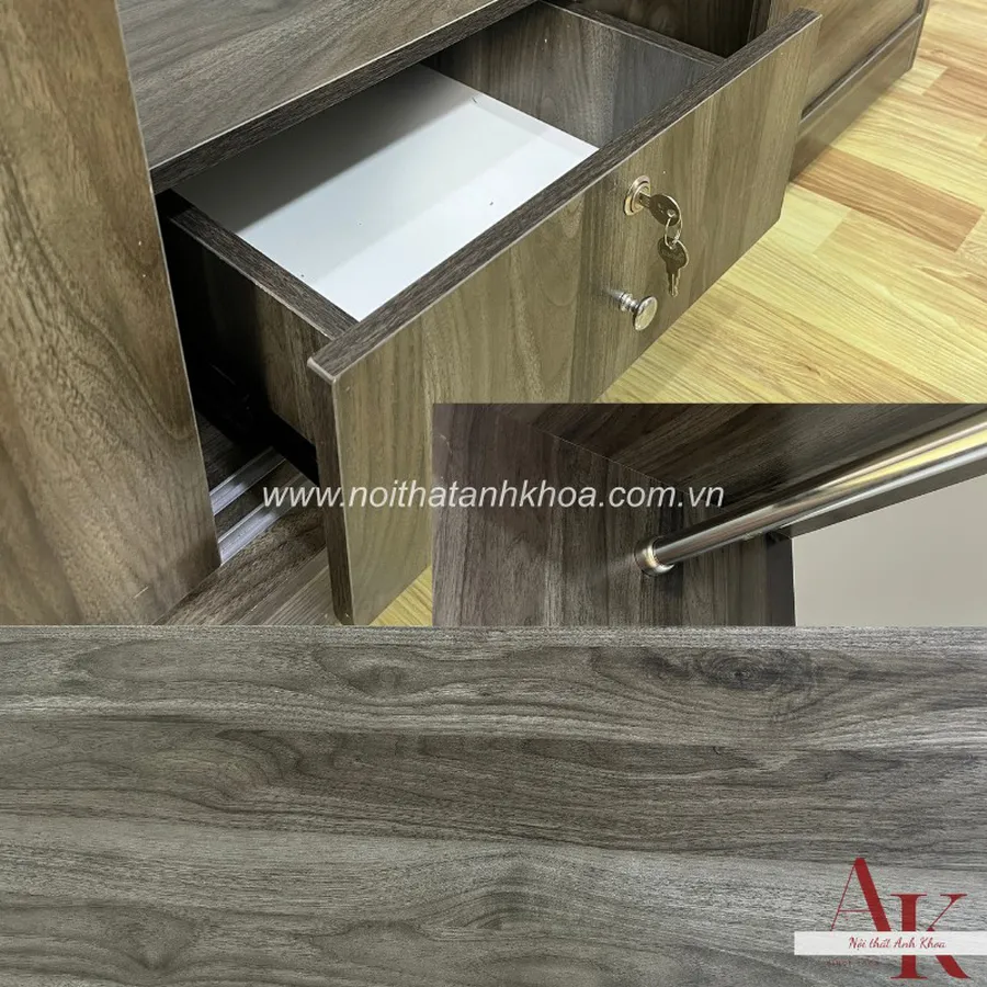 Tủ Quần Áo Cửa Lùa Gỗ Công Nghiệp MDF Hiện Đại - Tiện Nghi
