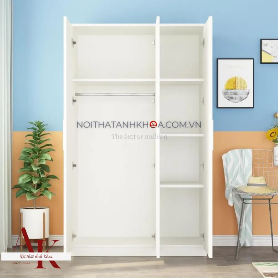 Tủ Quần Áo Giá Rẻ Gỗ Ép Cao Cấp Giá Tốt
